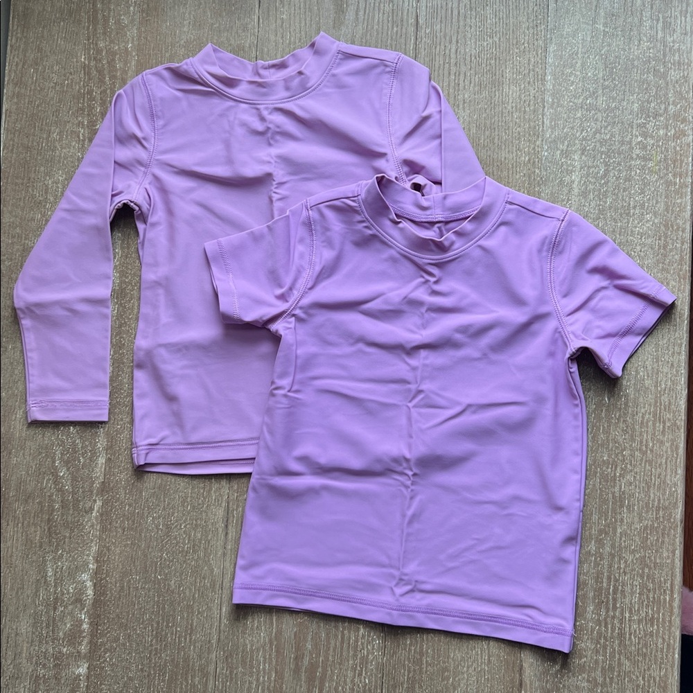 EUC Bundle of Primary Long sleeve & Short Sleeve Rash Guard